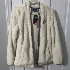Reebok Fleece Cream Jacket-L